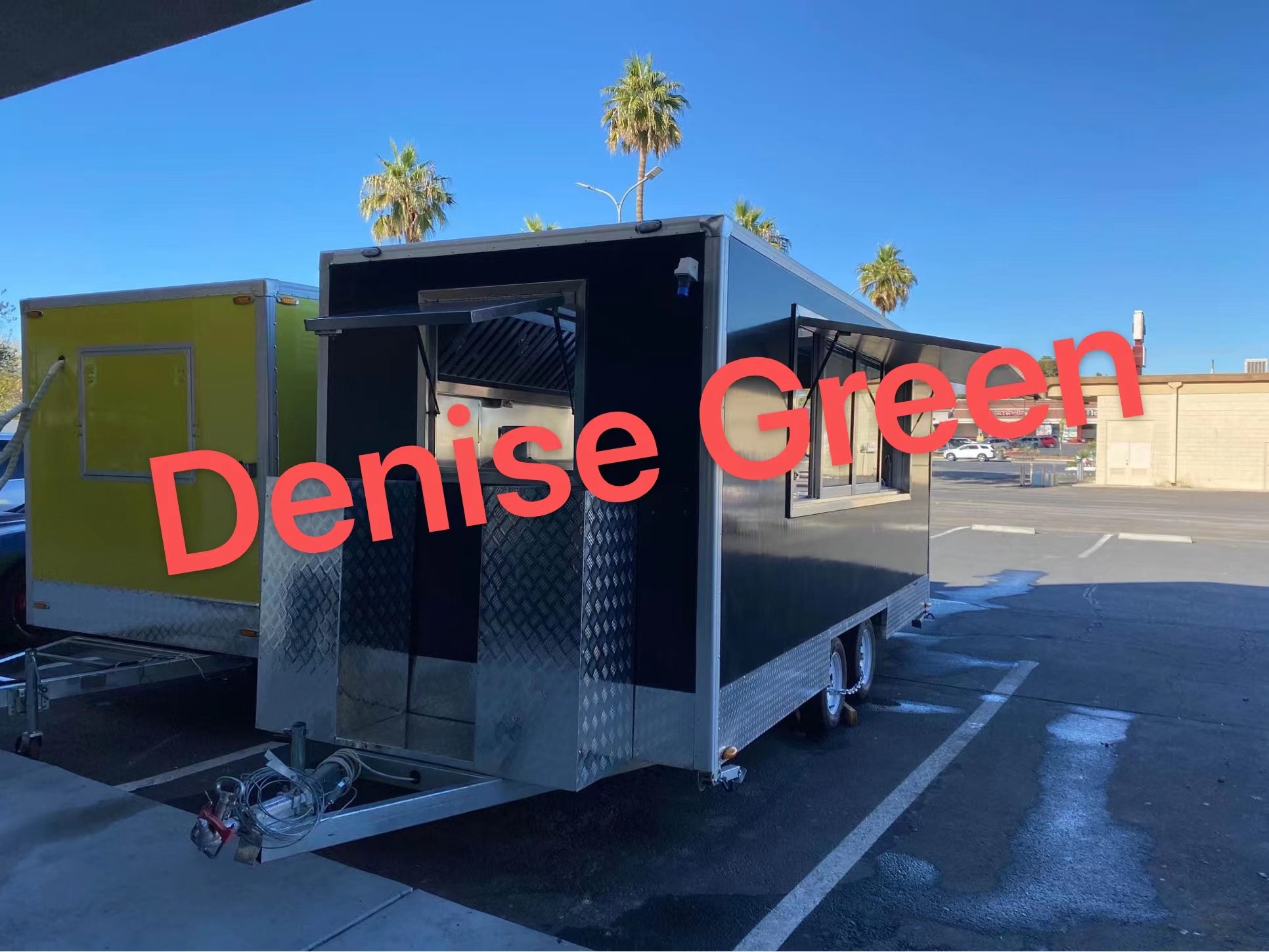TWO NICE TRAILERS RECEIVED AT HOUSTON