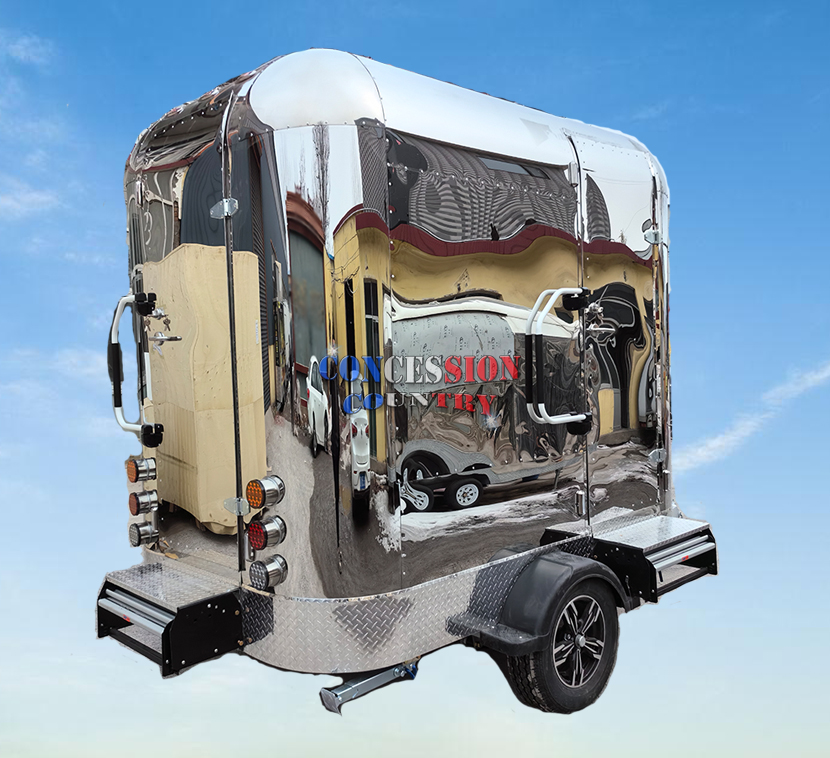 Airstream mobile toilet trailer to USA(图2)