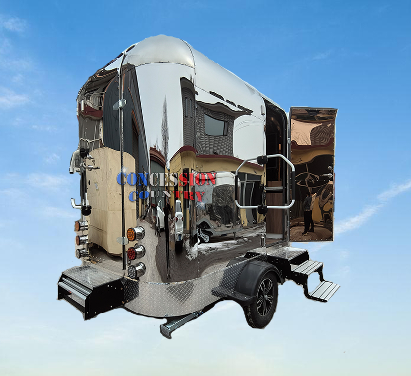 Airstream mobile toilet trailer to USA(图3)