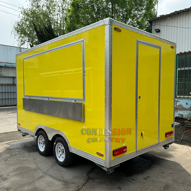 New finished 3.6m(12ft) food trailer.