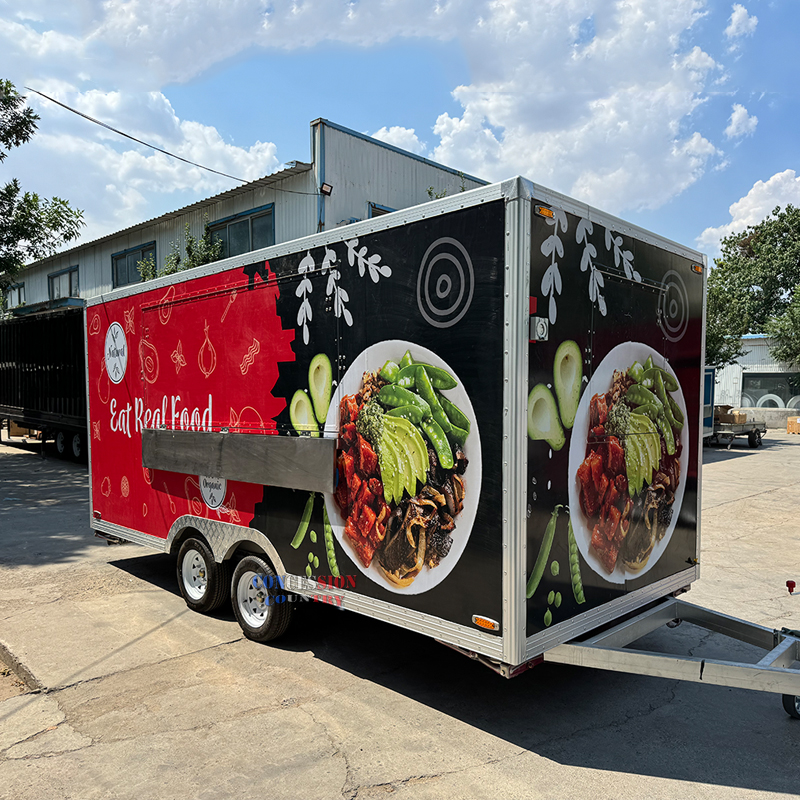 New finished food trailer