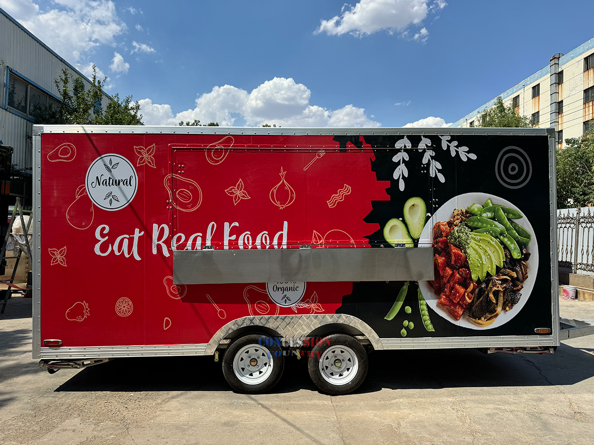 New finished food trailer(图1)