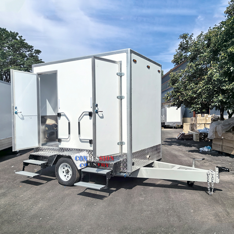 New completed 2 stalls restroom trailer