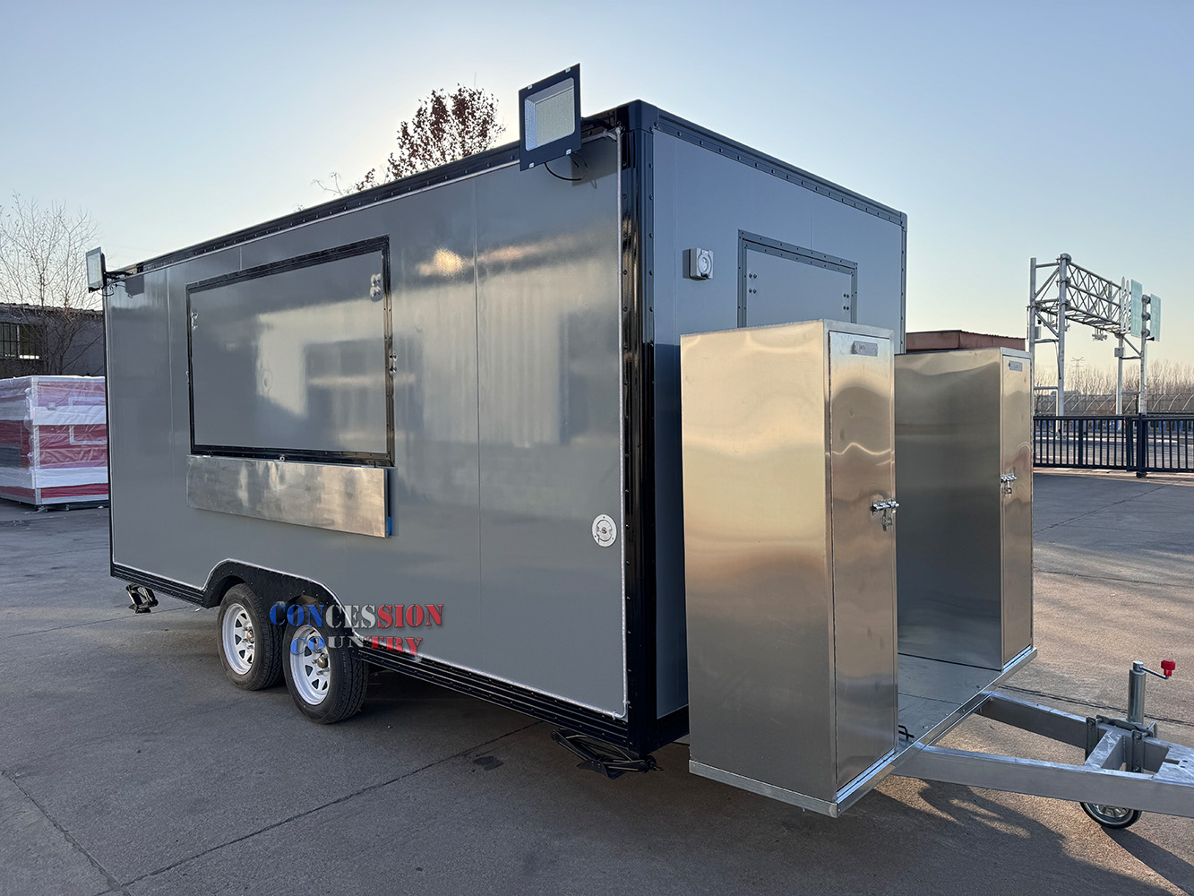 New finished 16ft food trailer(图1)