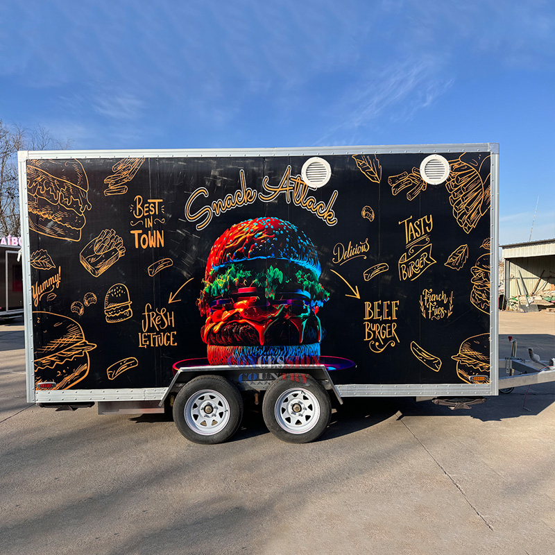 Customized hamburg trailer