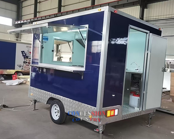 New completed 2 units small food trailer(图2)