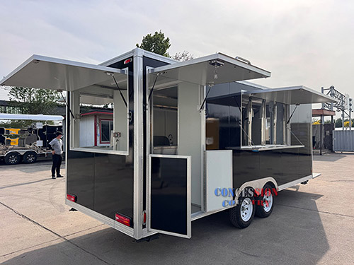 New completed BBQ food trailer 