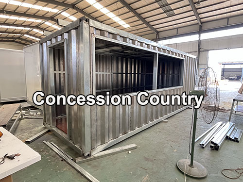 20ft container cafe shop