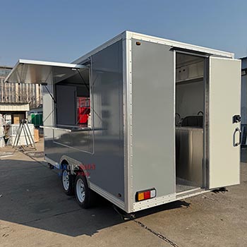 Custom food trailer for an Australian customer