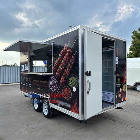 Mobile kebab trailer